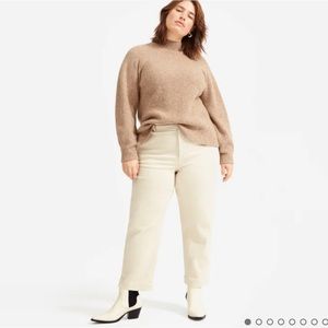 Everlane The Straight Leg Crop in Sandstone
